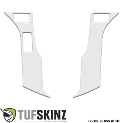 Steering Wheel Trim - 3 Buttons Accent Trim Fits 2016-2021 Toyota Tacoma,Tundra,4Runner 3-Buttons Gloss White