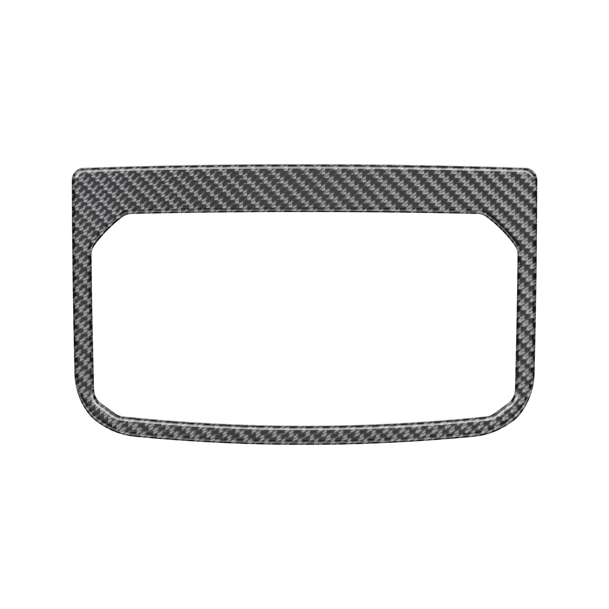 Rear Cup Holder Accent Trim Fits 2016-2021 Toyota Tacoma Real Carbon Fiber(Domed)
