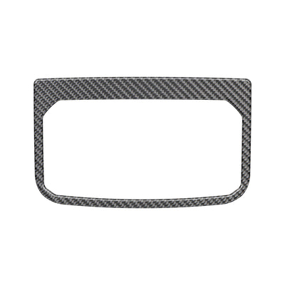 Rear Cup Holder Accent Trim Fits 2016-2021 Toyota Tacoma Real Carbon Fiber(Domed)