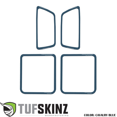 Access Cab Door Handle Surround Accent Trim Fits 2016-2021 Toyota Tacoma Access Cab *OE Color - Cavalry Blue