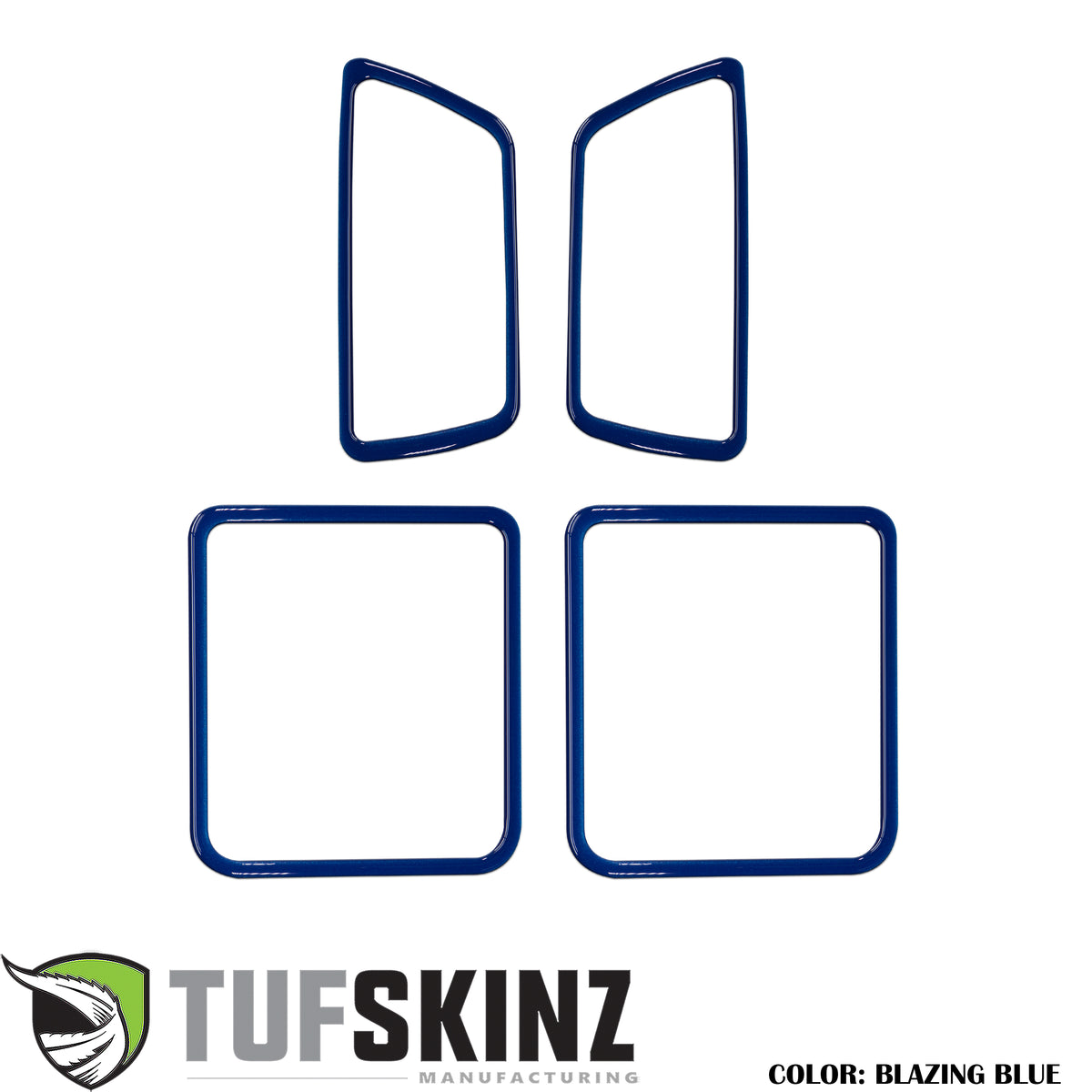 Access Cab Door Handle Surround Accent Trim Fits 2016-2021 Toyota Tacoma Access Cab *OE Color - Blazing Blue