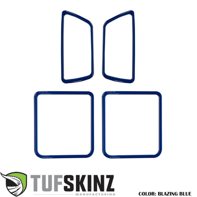 Access Cab Door Handle Surround Accent Trim Fits 2016-2021 Toyota Tacoma Access Cab *OE Color - Blazing Blue