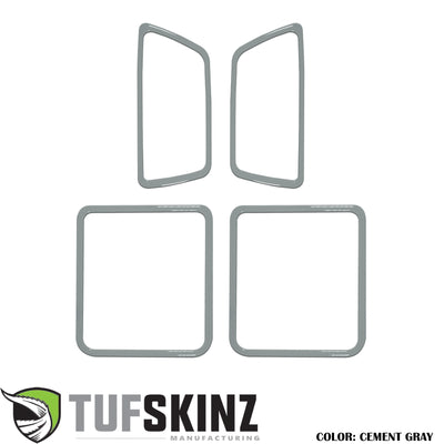 Access Cab Door Handle Surround Accent Trim Fits 2016-2021 Toyota Tacoma Access Cab *OE Color - Cement Gray