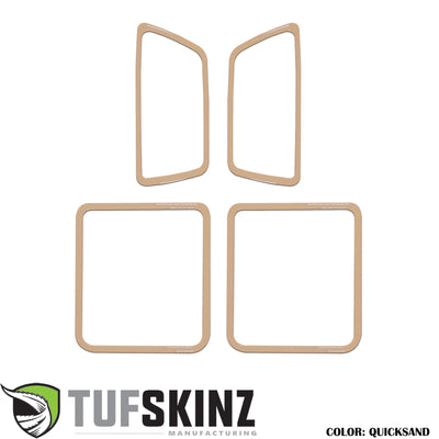 Access Cab Door Handle Surround Accent Trim Fits 2016-2021 Toyota Tacoma Access Cab *OE Color - Quicksand Tan