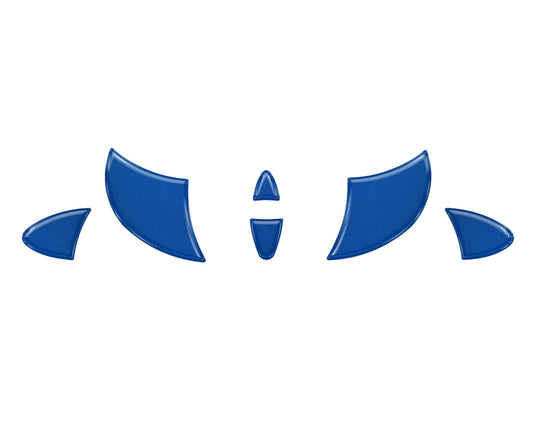 Steeering Wheel Emblem Inserts Fits 2005-2015 Toyota Tacoma *OE Color - Blazing Blue