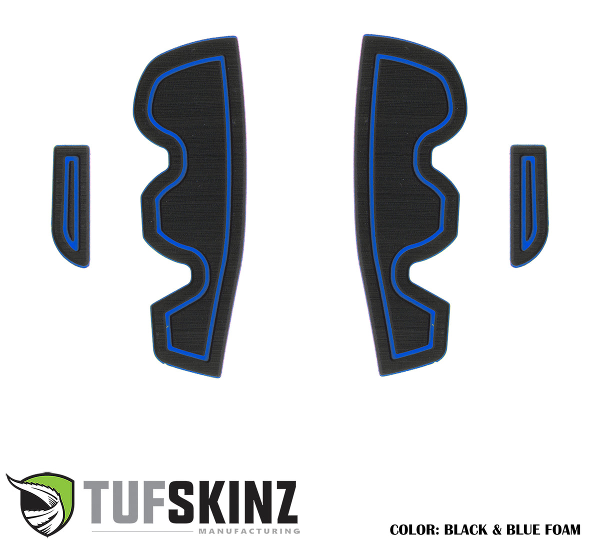 Side Door Pocket(Front Doors Only) Cup Holder inserts Fits 2016-2021 Toyota Tacoma Front Doors Only Black/Blue
