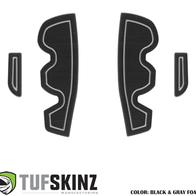 Side Door Pocket(Front Doors Only) Cup Holder inserts Fits 2016-2021 Toyota Tacoma Front Doors Only Black/Gray