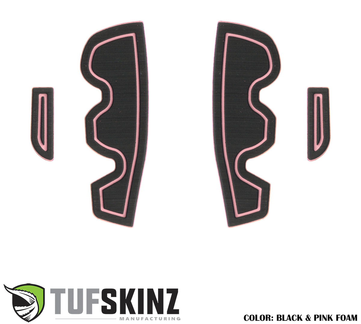 Side Door Pocket(Front Doors Only) Cup Holder inserts Fits 2016-2021 Toyota Tacoma Front Doors Only Black/Pink