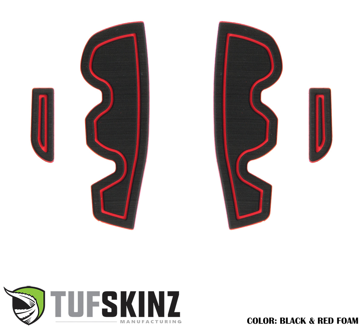 Side Door Pocket(Front Doors Only) Cup Holder inserts Fits 2016-2021 Toyota Tacoma Front Doors Only Black/Red