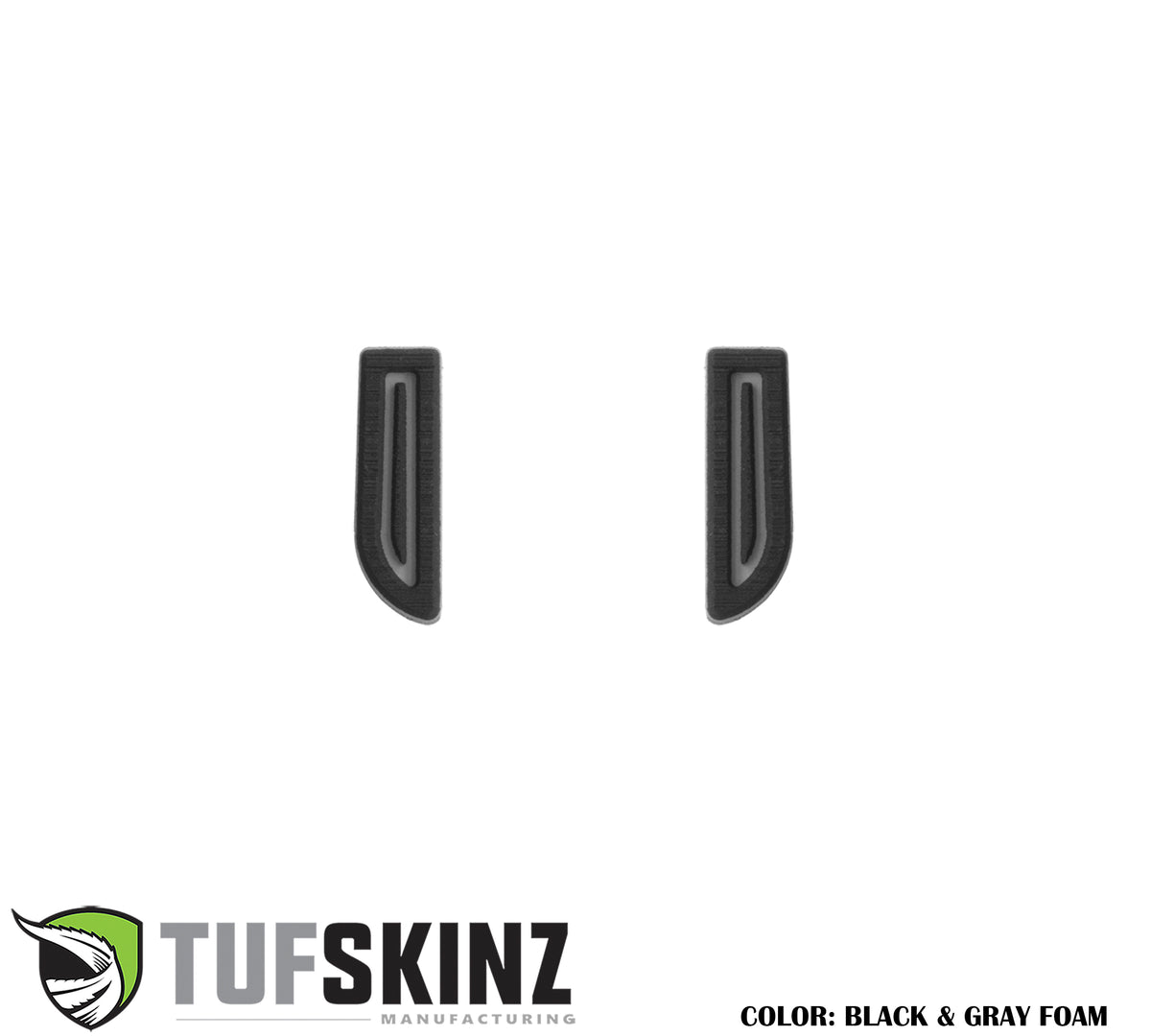 Access Cab Door Handle/Pull Foam Inserts Fits 2016-2023 Toyota Tacoma 2-Door(Single Cab/Access Cab) Black/Gray