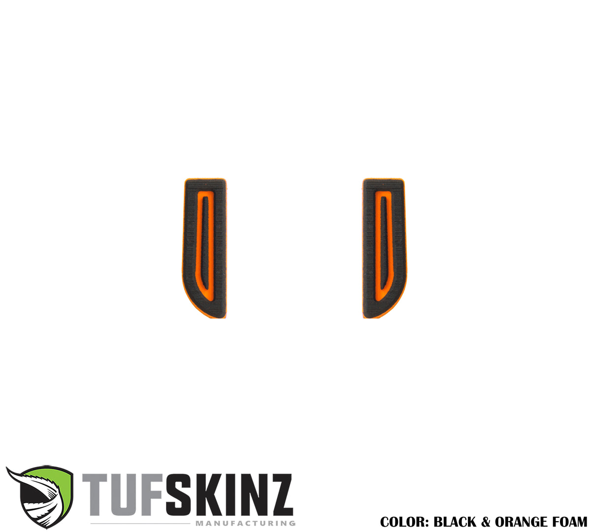 Access Cab Door Handle/Pull Foam Inserts Fits 2016-2023 Toyota Tacoma 2-Door(Single Cab/Access Cab) Black/Orange