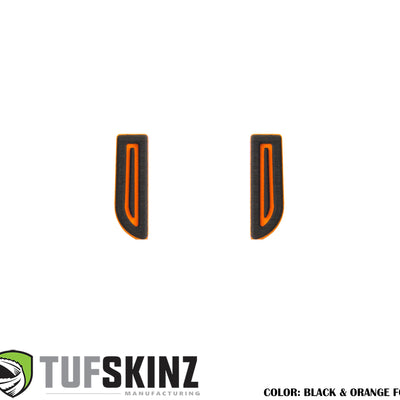 Access Cab Door Handle/Pull Foam Inserts Fits 2016-2023 Toyota Tacoma 2-Door(Single Cab/Access Cab) Black/Orange