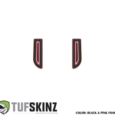 Access Cab Door Handle/Pull Foam Inserts Fits 2016-2023 Toyota Tacoma 2-Door(Single Cab/Access Cab) Black/Pink