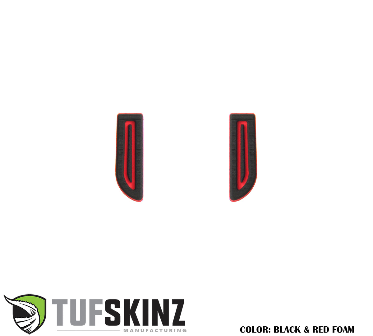 Access Cab Door Handle/Pull Foam Inserts Fits 2016-2023 Toyota Tacoma 2-Door(Single Cab/Access Cab) Black/Red