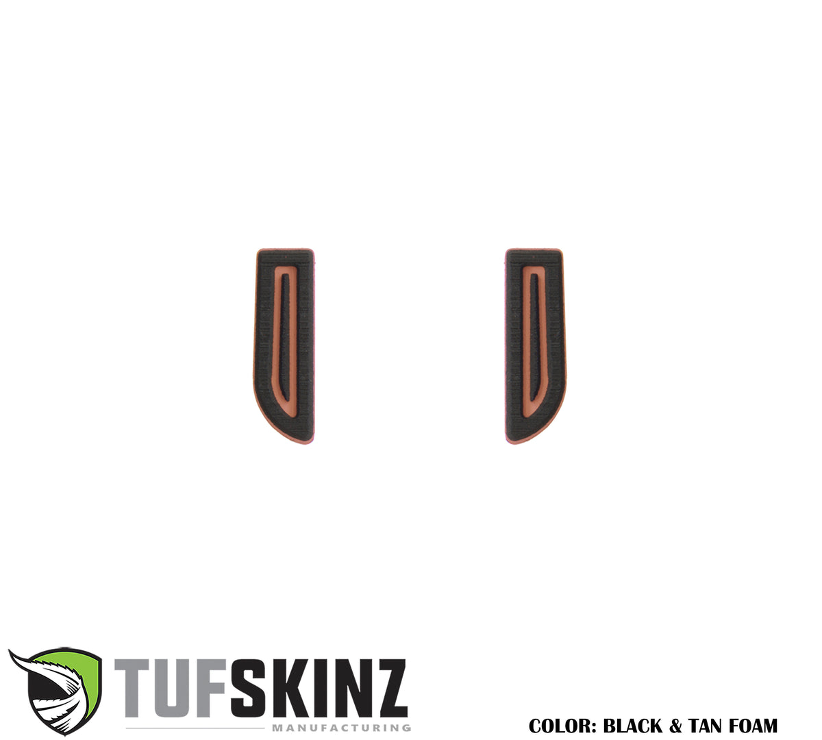 Access Cab Door Handle/Pull Foam Inserts Fits 2016-2023 Toyota Tacoma 2-Door(Single Cab/Access Cab) Black/Tan