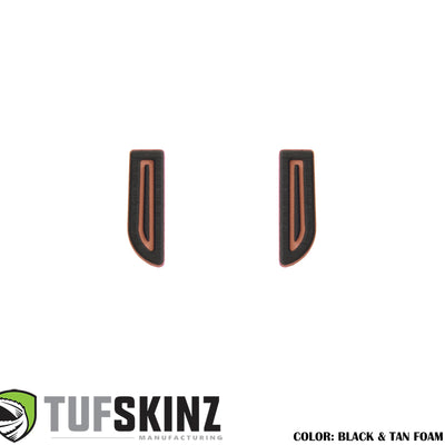 Access Cab Door Handle/Pull Foam Inserts Fits 2016-2023 Toyota Tacoma 2-Door(Single Cab/Access Cab) Black/Tan