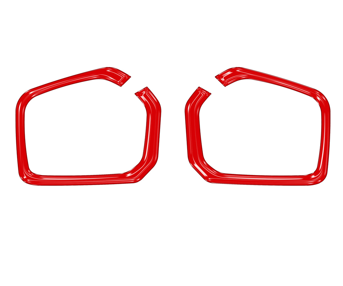Foglight Accent Trim Fits 2016-2022 Toyota Tacoma SR, SR5, Limited *OE Color - Gloss TRD Red
