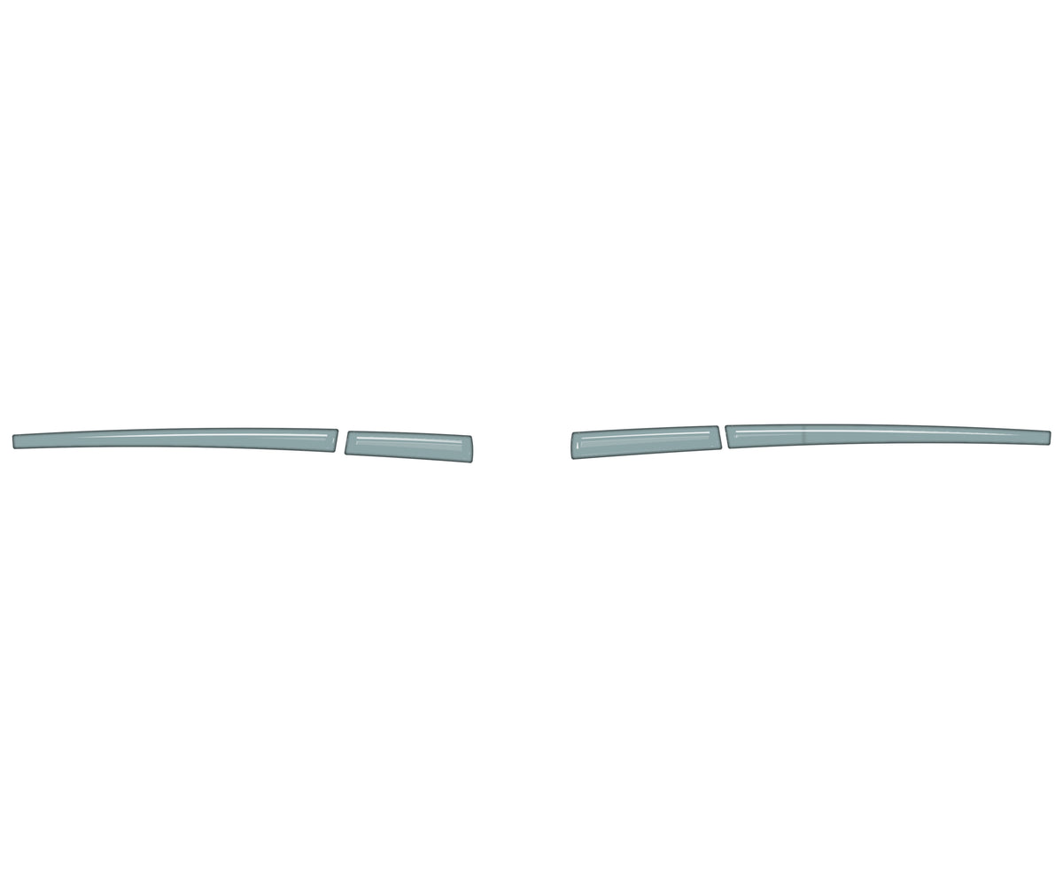 Mirror w/o Blinker Accent Trim Fits 2016-2023 Toyota Tacoma Without Blinkers *OE Color - Lunar Rock