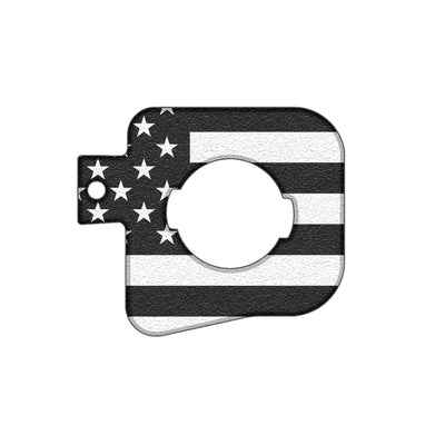 Gas Cap Holder (Long Bed Only) Fits 2005-2015 Toyota Tacoma 2nd Gen (2005-2015) Long Bed Black/White American Flag