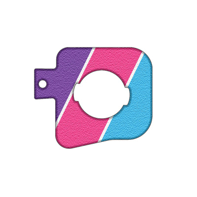 Gas Cap Holder (Long Bed Only) Fits 2005-2015 Toyota Tacoma 2nd Gen (2005-2015) Long Bed TRI-Color (Purple/Pink/Blue)