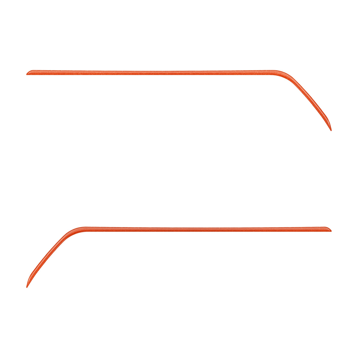 Rear Door Switch Side Panel Inserts Fits 2016-2023 Toyota Tacoma Inferno (Similar to EXTERIOR Inferno Orange)