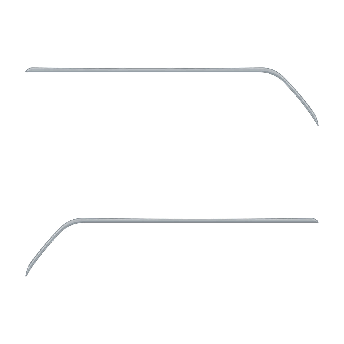 Rear Door Switch Side Panel Inserts Fits 2016-2023 Toyota Tacoma *OE Color - Cement Gray