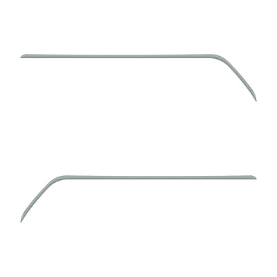 Rear Door Switch Side Panel Inserts Fits 2016-2023 Toyota Tacoma *OE Color - Lunar Rock