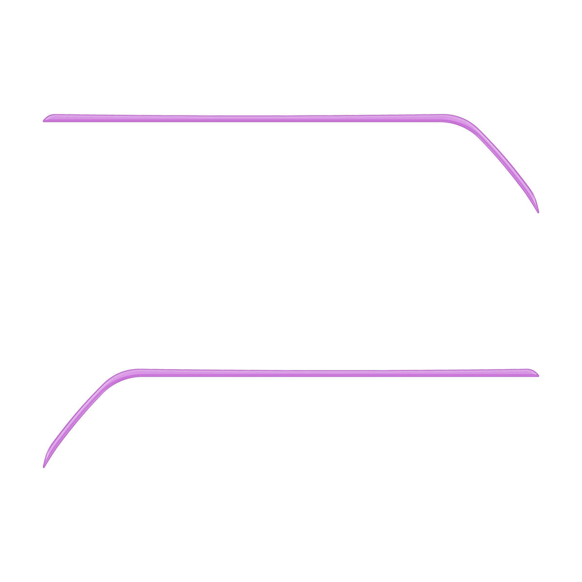 Rear Door Switch Side Panel Inserts Fits 2016-2023 Toyota Tacoma Lavender Purple