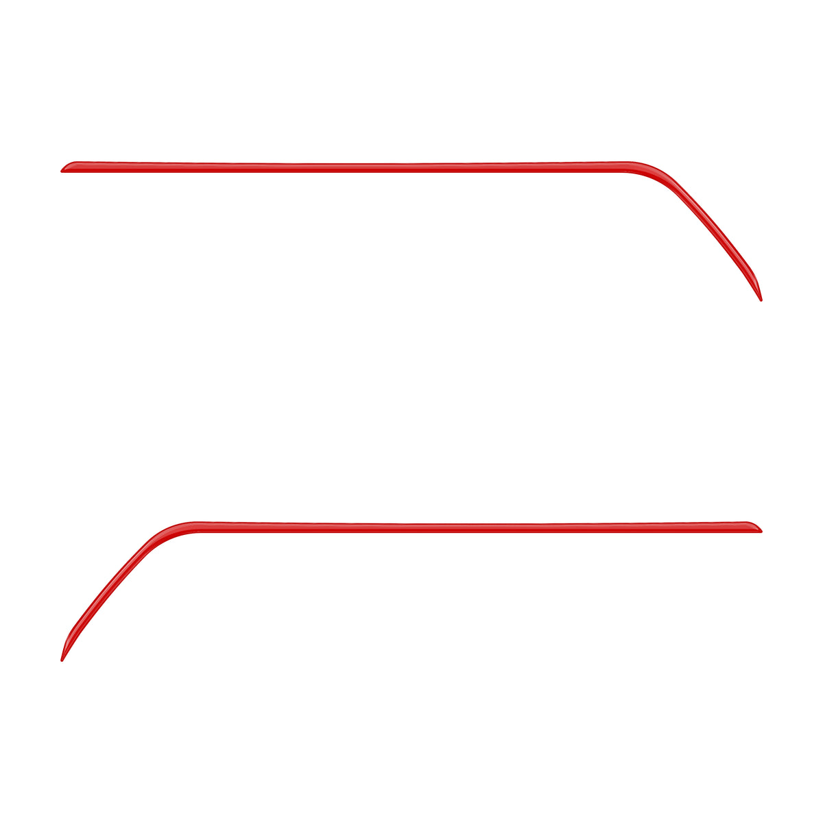 Rear Door Switch Side Panel Inserts Fits 2016-2023 Toyota Tacoma *OE Color - Gloss TRD Red