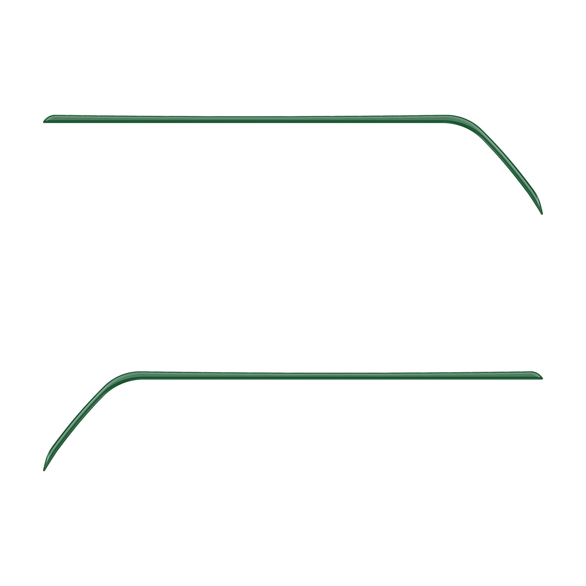 Rear Door Switch Side Panel Inserts Fits 2016-2023 Toyota Tacoma *OE Color - Army Green