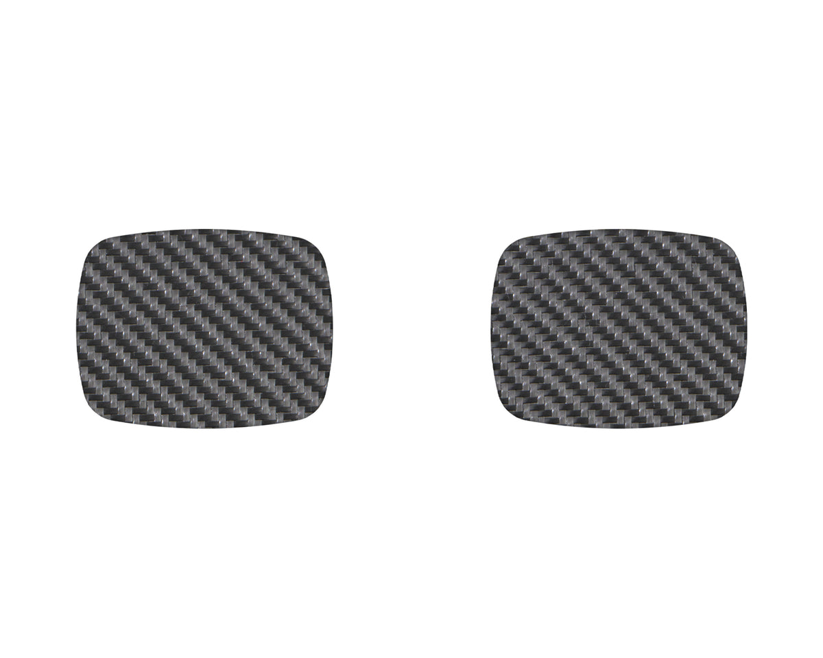 Door Handle Protector (2 Doors) Inserts Fits 2016-2023 Toyota Tacoma 2 Door Real Carbon Fiber(Raw)