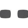 Door Handle Protector (2 Doors) Inserts Fits 2016-2023 Toyota Tacoma 2 Door Real Carbon Fiber(Raw)