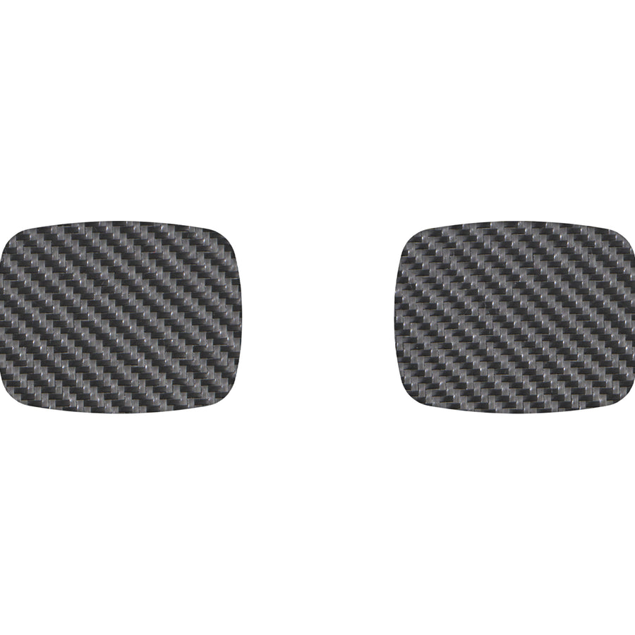Door Handle Protector (2 Doors) Inserts Fits 2016-2023 Toyota Tacoma 2 Door Real Carbon Fiber(Raw)
