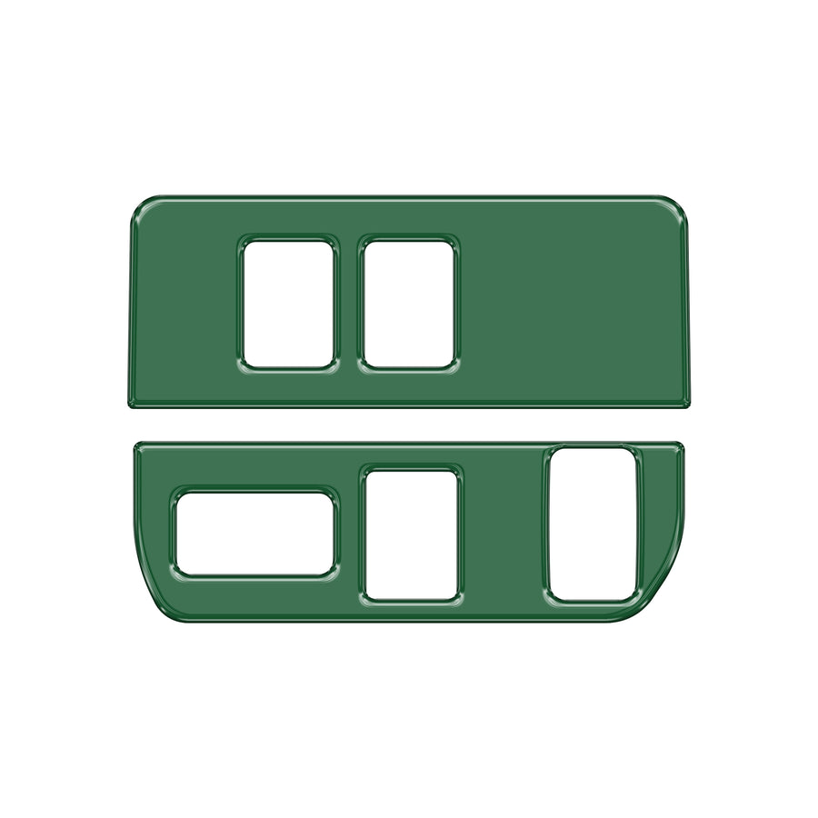 Dim Light Control Accent Trim Fits 2016-2022 Toyota Tacoma 3-Switches (V2) *OE Color - Army Green