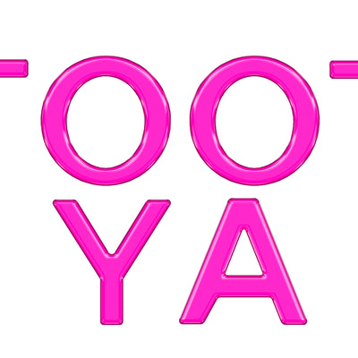 Tailgate Handle Letter Overlays Fits 2016-2023 Toyota Tacoma Hot Pink