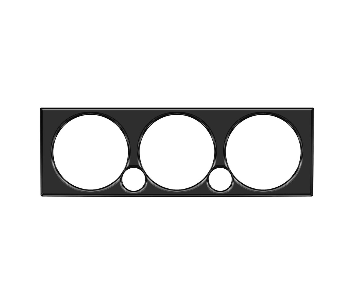 Climate Control Accent Trim Fits 2005-2015 Toyota Tacoma Gloss Black
