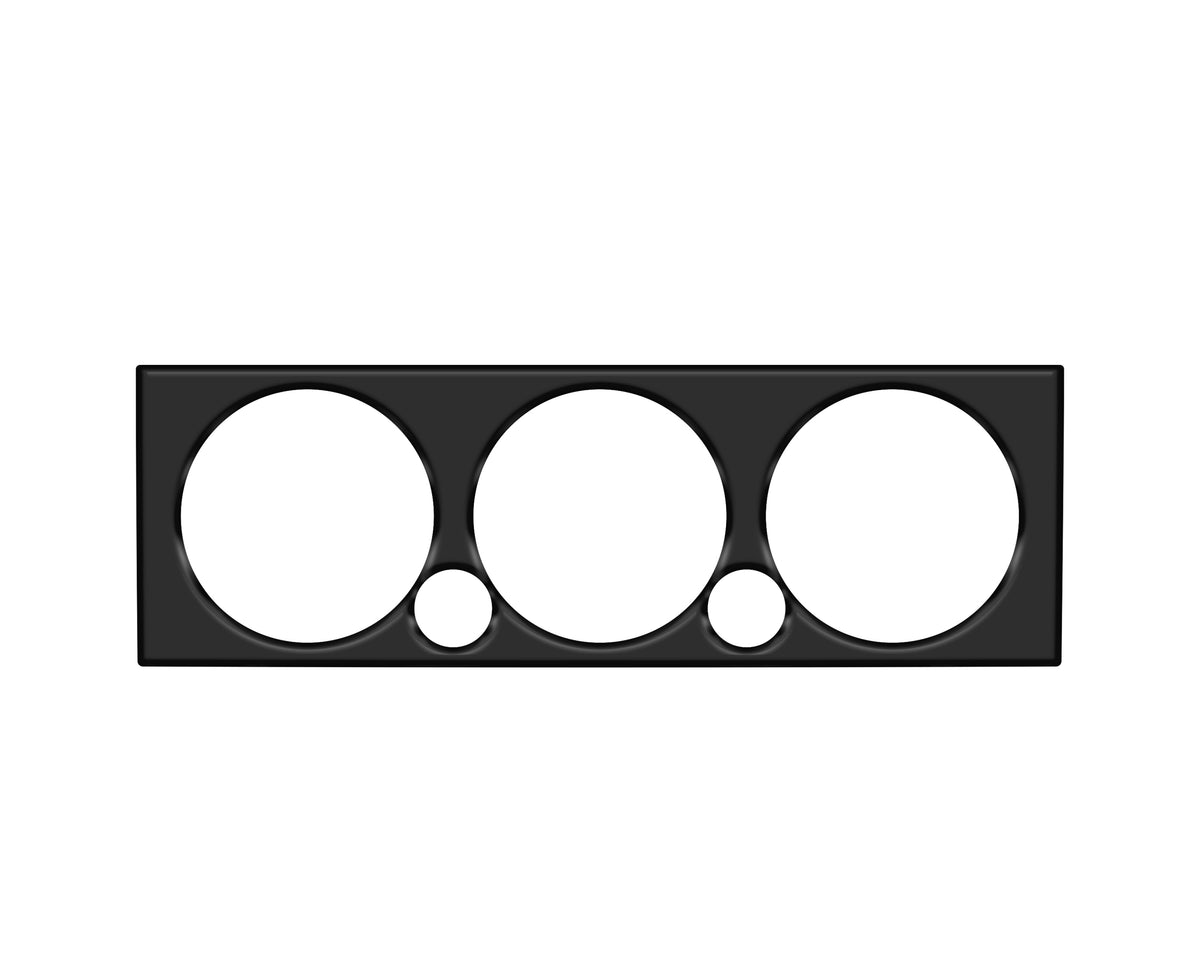 Climate Control Accent Trim Fits 2005-2015 Toyota Tacoma Matte Black