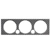 Climate Control Accent Trim Fits 2005-2015 Toyota Tacoma Real Carbon Fiber(Domed)