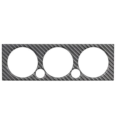 Climate Control Accent Trim Fits 2005-2015 Toyota Tacoma Real Carbon Fiber(Domed)