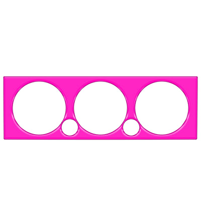 Climate Control Accent Trim Fits 2005-2015 Toyota Tacoma Hot Pink