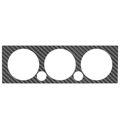 Climate Control Accent Trim Fits 2005-2015 Toyota Tacoma Real Carbon Fiber(Raw)