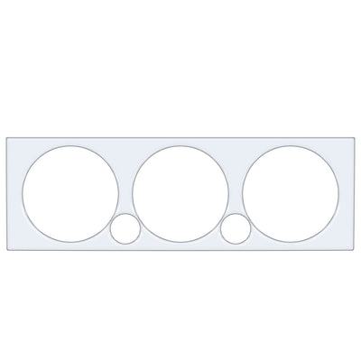 Climate Control Accent Trim Fits 2005-2015 Toyota Tacoma Gloss White