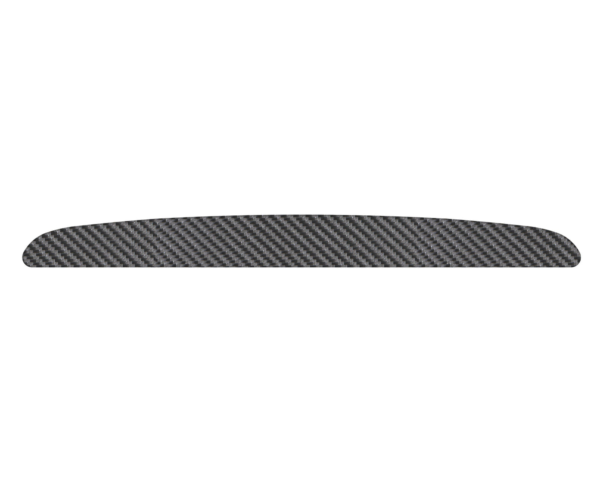 Inner Hood Scoop Accent Trim Fits 2005-2010 Toyota Tacoma Real Carbon Fiber(Raw)