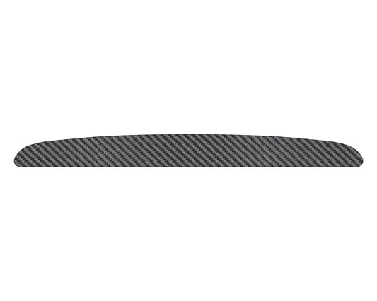 Inner Hood Scoop Accent Trim Fits 2005-2010 Toyota Tacoma Real Carbon Fiber(Raw)