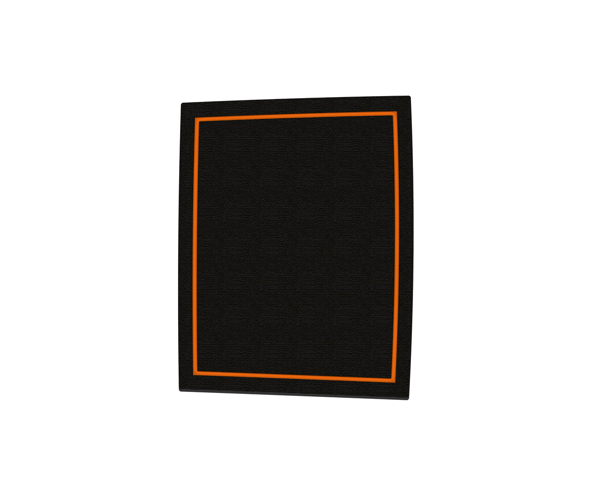 Center Storage Compartment Foam Inserts Fits 2016-2022 Toyota Tacoma Black/Orange