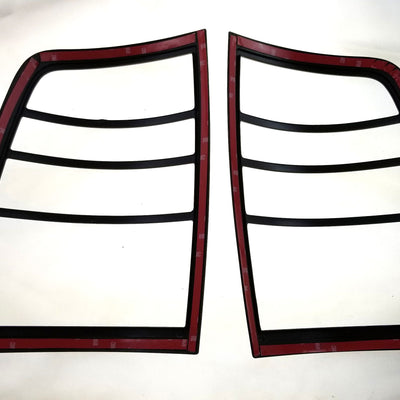 2009-2010 Dodge Ram 1500 2PCS Black Tail-Light Bezel Chrome Delete Kit