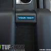 Center Console Badge/Custom Text Accent Trim Fits 2014-2021 Toyota Tundra *OE Color - Cavalry Blue