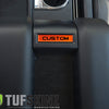 Center Console Badge/Custom Text Accent Trim Fits 2014-2021 Toyota Tundra Inferno (Similar to EXTERIOR Inferno Orange)