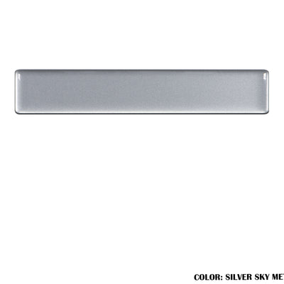 Center Console Badge/Custom Text Accent Trim Fits 2014-2021 Toyota Tundra *OE Color - Silver Sky Metallic