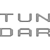 Dual Climate Control Radio "TUNDRA" Letter Inserts Fits 2014-2021 Toyota Tundra Dual Climate Liquid Chrome